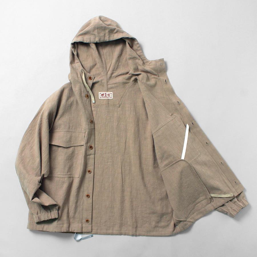 KEMA DESIGNS（ケマデザインズ） 綿麻 アンイーブン ビーチパーカ 日本製 / メンズ ラミー | kema designs | 09