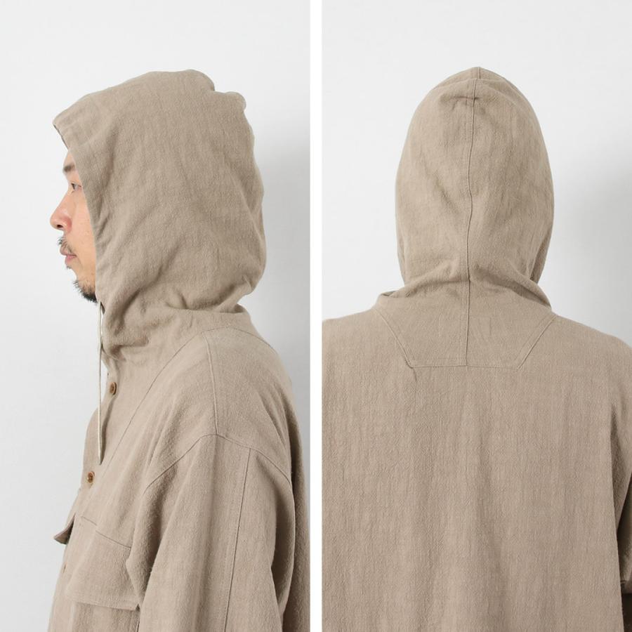 KEMA DESIGNS（ケマデザインズ） 綿麻 アンイーブン ビーチパーカ 日本製 / メンズ ラミー | kema designs | 10