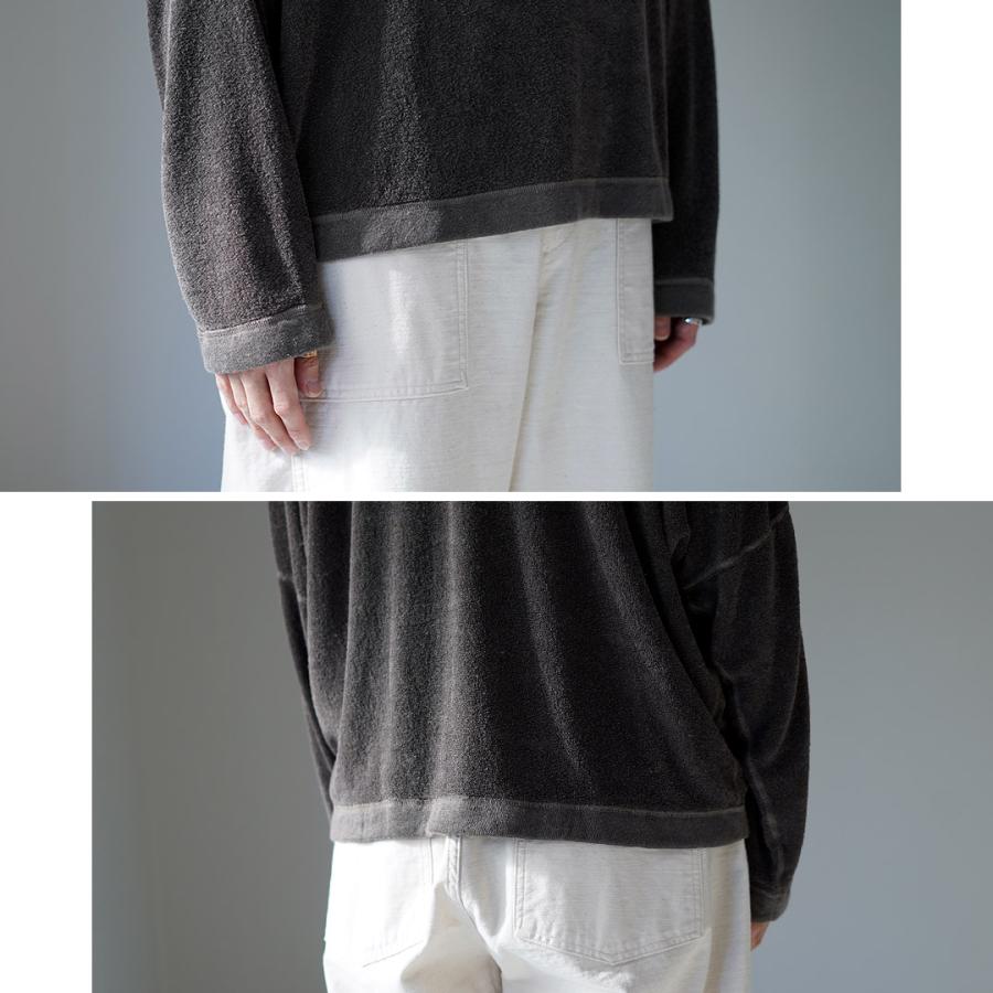 KEMA DESIGNS（ケマデザインズ） リネンパイル ヘンリーネック プルオーバー / 長袖トップス カットソーロンT | kema designs | 13