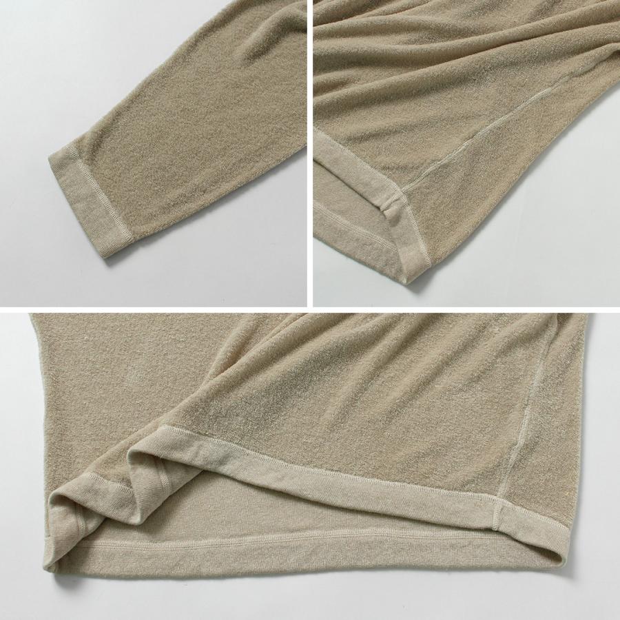 KEMA DESIGNS（ケマデザインズ） リネンパイル ヘンリーネック プルオーバー / 長袖トップス カットソーロンT | kema designs | 17