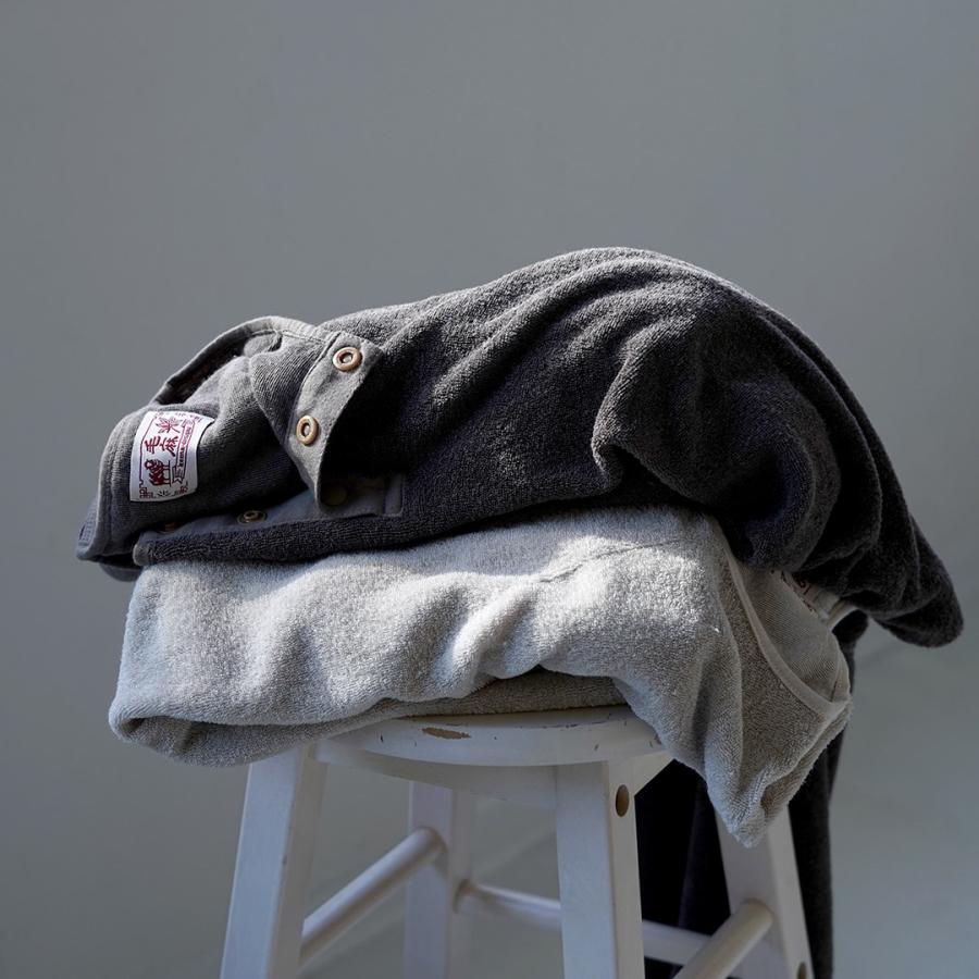 KEMA DESIGNS（ケマデザインズ） リネンパイル ヘンリーネック プルオーバー / 長袖トップス カットソーロンT | kema designs | 09