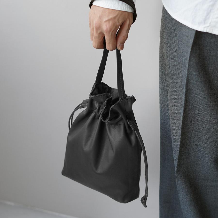 MR.OLIVE（ミスターオリーブ） ドローストリングバッグ インパーマレザー / メンズ 鞄 本革 撥水 ウォッシャブル イージーケア |  | 08