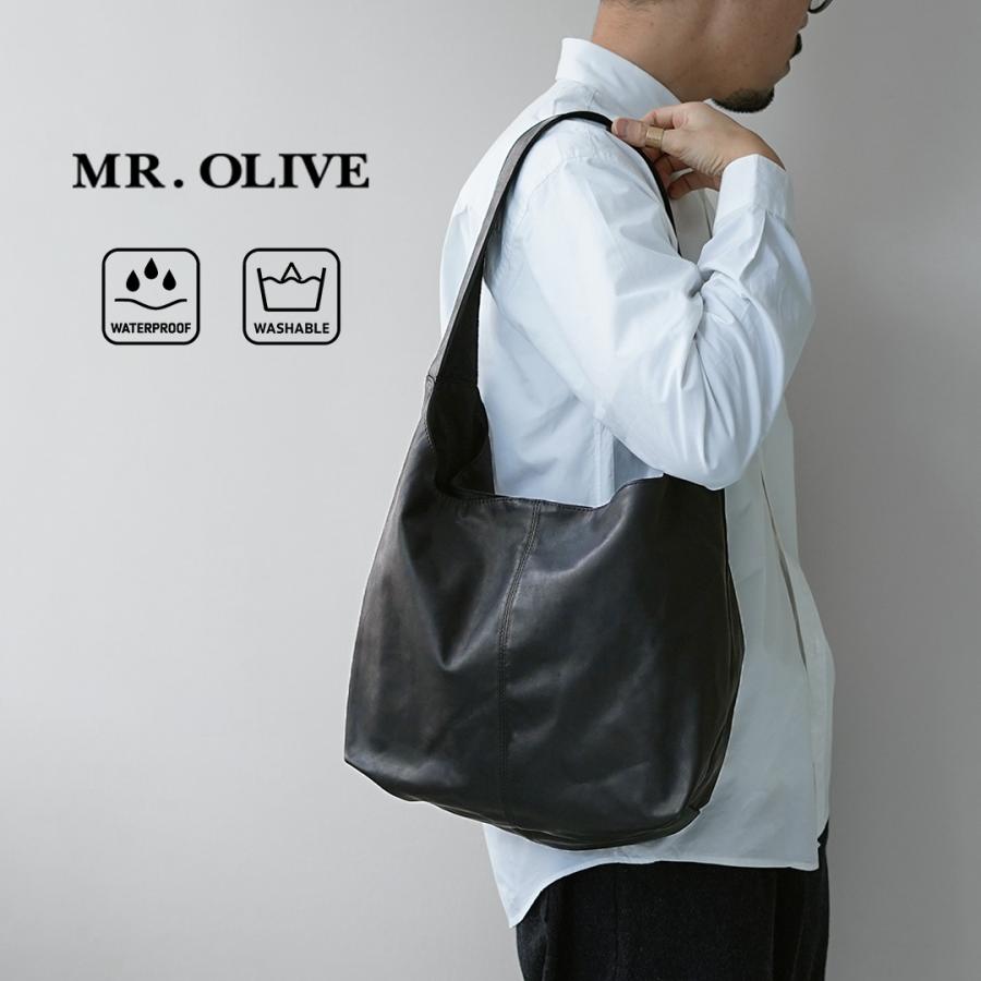 MR.OLIVE（ミスターオリーブ） エコトート インパーマレザー / メンズ バッグ 牛革 撥水 日本製 A4 IMPERMA-LEATHER / ECO TOTE | 