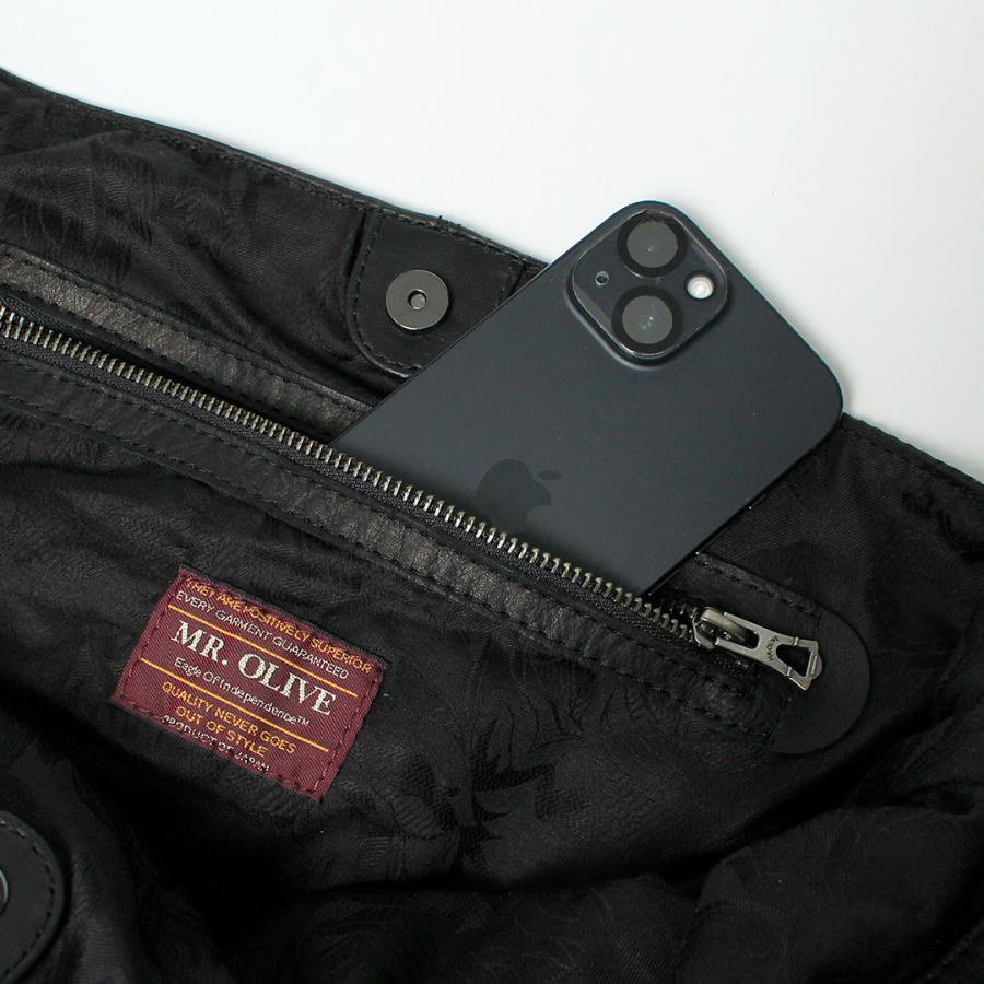 MR.OLIVE（ミスターオリーブ） エコトート インパーマレザー / メンズ バッグ 牛革 撥水 日本製 A4 IMPERMA-LEATHER / ECO TOTE |  | 10