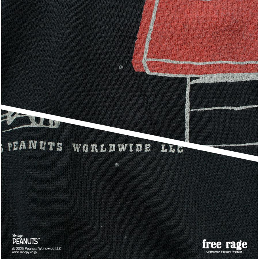 【予約販売：2月下旬発送予定】FREE RAGE（フリーレイジ） PEANUTS×free rage レッドバロン プリント ラグランスウェット / 長袖 PEANUTSコラボ ケース | free rage | 13