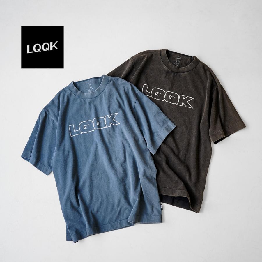 LQQK STUDIO（ルックスタジオ） ディスチャージ デコンストラクション Tシャツ / メンズ シングルステッチ バイオウォッシュ | LQQK STUDIO