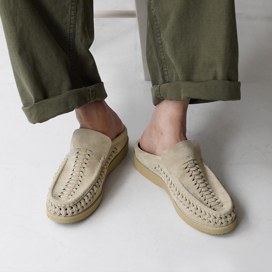 MOLLE SHOES（モールシューズ） NASNGWAM コラボ ピュレペチャ ワラチ サンダル / メンズ スエードレザー 本革 | molle shoes | 06