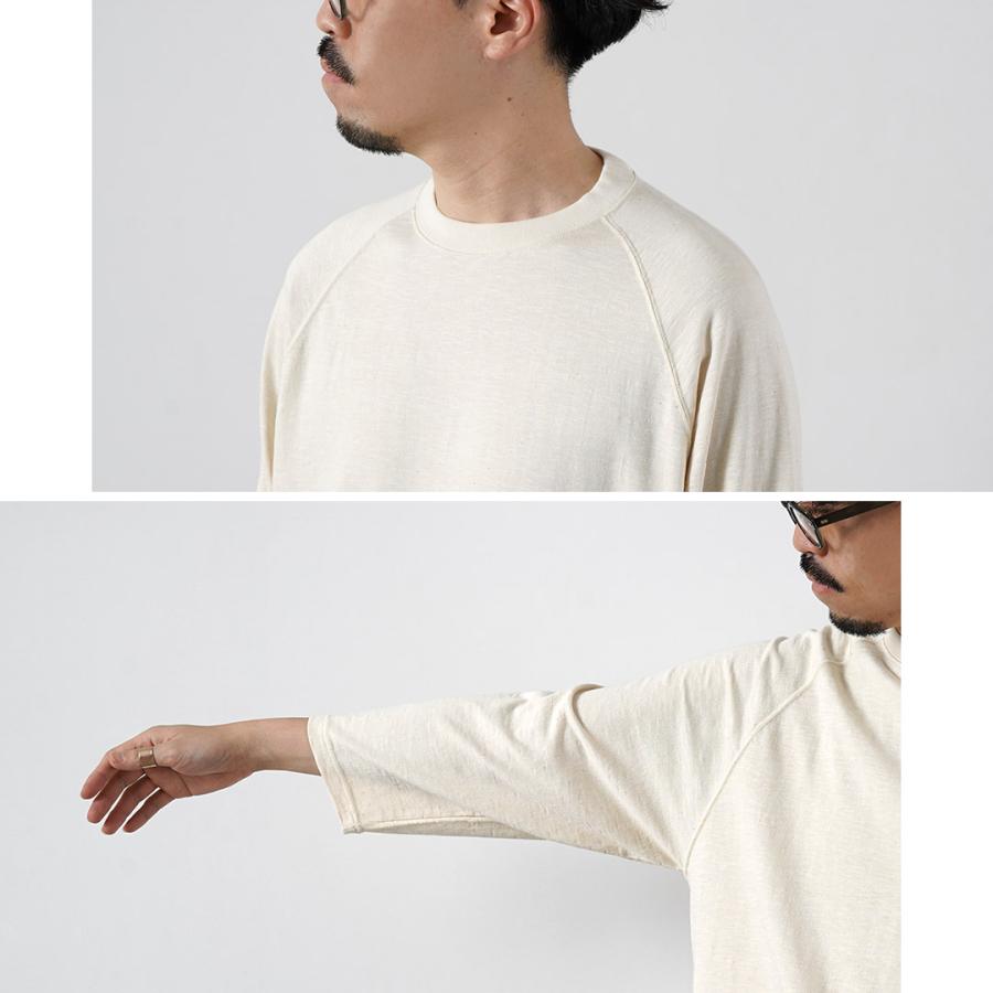 TIEASY（ティージー） HDCS ライト ラグラン7分袖 クルーネックTシャツ 日本製 / メンズ | TIEASY | 14