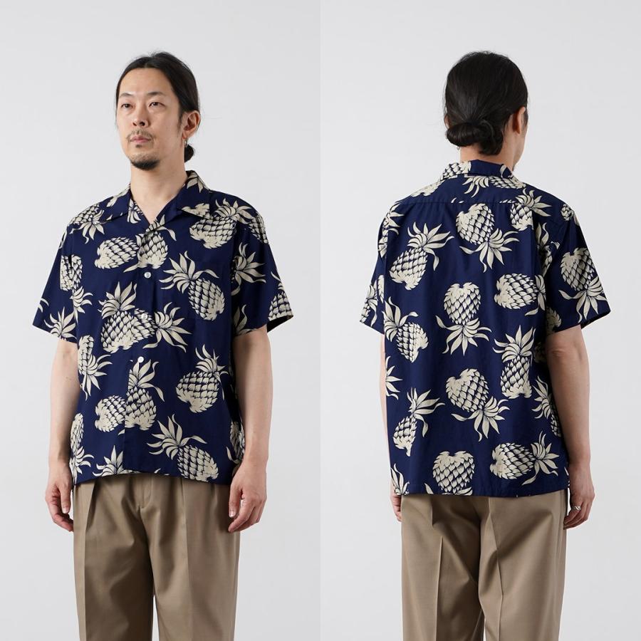 DUKE KAHANAMOKU（デューク カハナモク） デュークス・パイナップル アロハシャツ 日本製 / メンズ 半袖 オープンカラー | DUKE KAHANAMOKU | 16