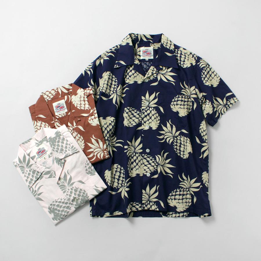DUKE KAHANAMOKU（デューク カハナモク） デュークス・パイナップル アロハシャツ 日本製 / メンズ 半袖 オープンカラー | DUKE KAHANAMOKU | 05