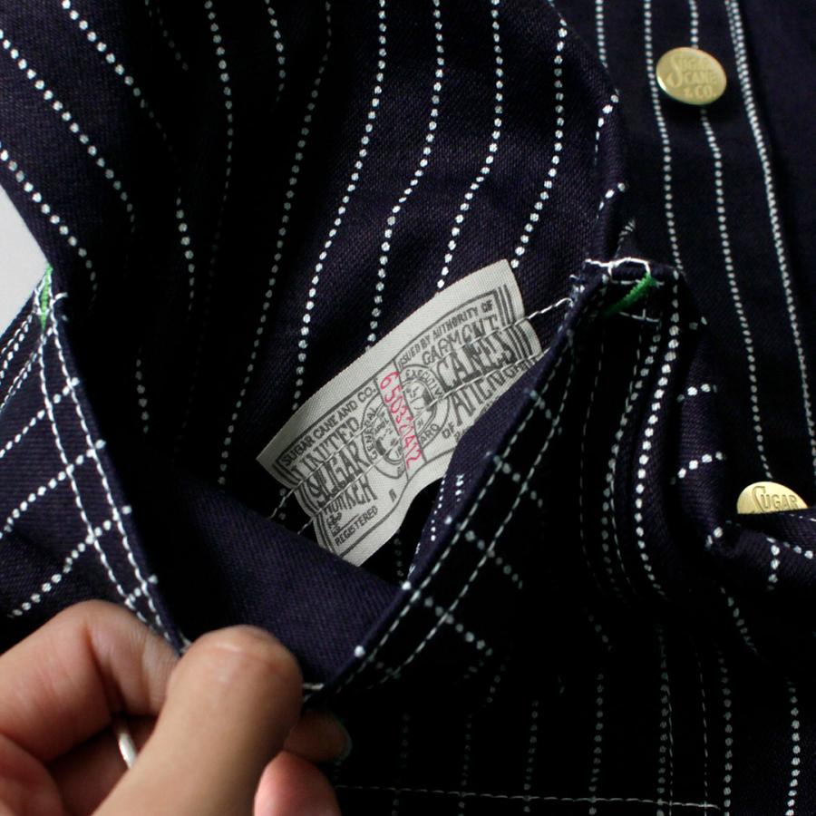 SUGAR CANE（シュガーケーン） 9oz ウォバッシュ ストライプ ワークコート 日本製 / ワーク メンズ アウター | SUGAR CANE | 14