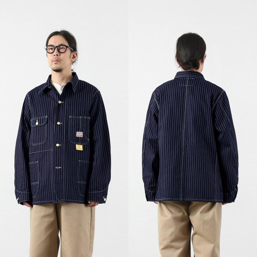 SUGAR CANE（シュガーケーン） 9oz ウォバッシュ ストライプ ワークコート 日本製 / ワーク メンズ アウター | SUGAR CANE | 15
