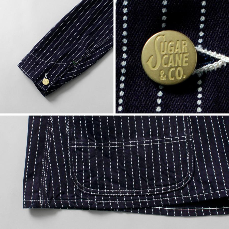 SUGAR CANE（シュガーケーン） 9oz ウォバッシュ ストライプ ワークコート 日本製 / ワーク メンズ アウター | SUGAR CANE | 17