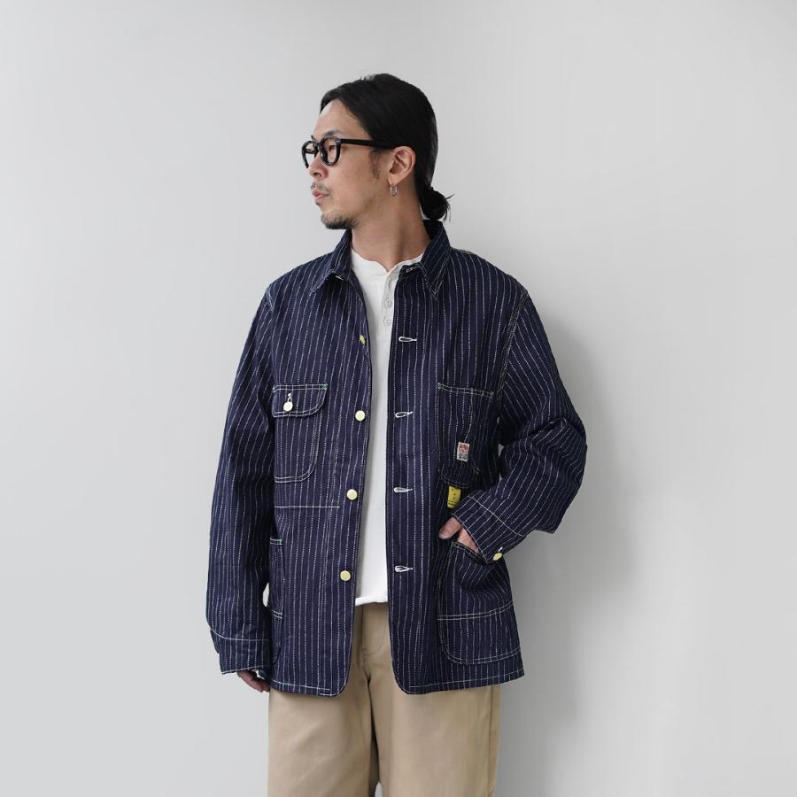 SUGAR CANE（シュガーケーン） 9oz ウォバッシュ ストライプ ワークコート 日本製 / ワーク メンズ アウター | SUGAR CANE | 03