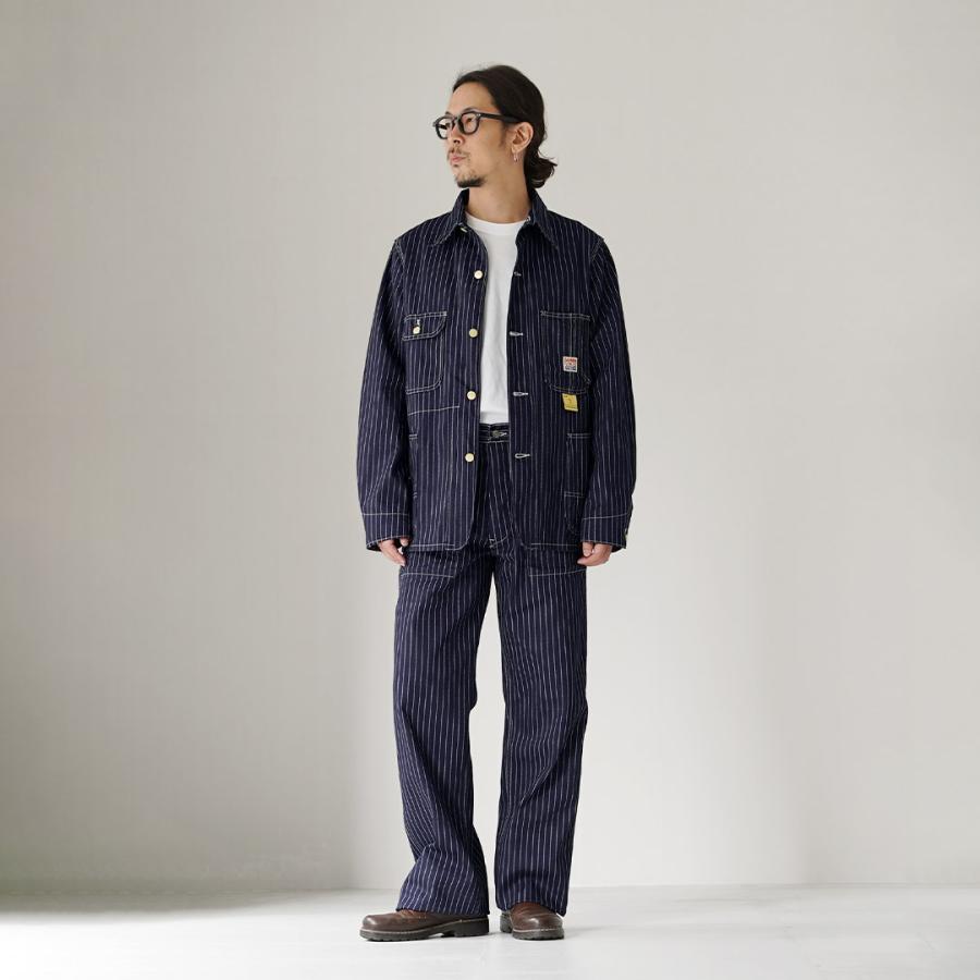 SUGAR CANE（シュガーケーン） 9oz ウォバッシュ ストライプ ワークコート 日本製 / ワーク メンズ アウター | SUGAR CANE | 05