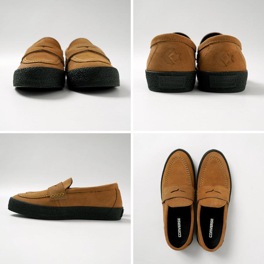 CONVERSE（コンバース） CS ローファー2 SK スニーカー グレー キャメル ブラック / メンズ 本革 LOAFER2 | CONVERSE | 19