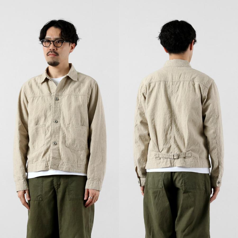 SEUVAS（ソウバス） リネンコットン トラッカージャケット 日本製 / メンズ ライト アウター | SEUVAS | 12