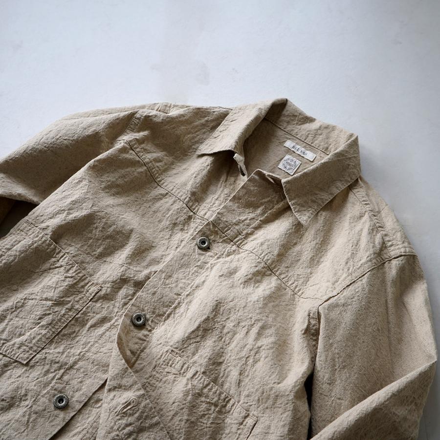 SEUVAS（ソウバス） リネンコットン トラッカージャケット 日本製 / メンズ ライト アウター | SEUVAS | 13
