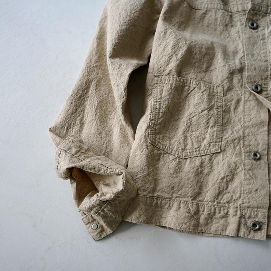 SEUVAS（ソウバス） リネンコットン トラッカージャケット 日本製 / メンズ ライト アウター | SEUVAS | 14