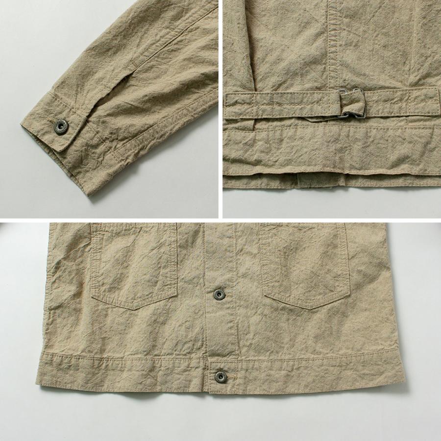 SEUVAS（ソウバス） リネンコットン トラッカージャケット 日本製 / メンズ ライト アウター | SEUVAS | 17
