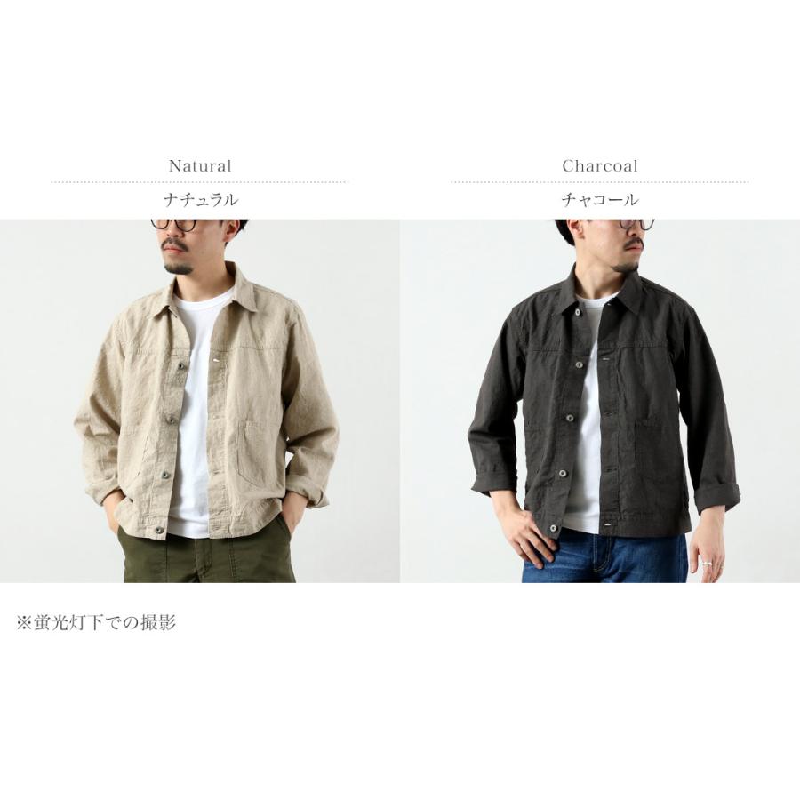 SEUVAS（ソウバス） リネンコットン トラッカージャケット 日本製 / メンズ ライト アウター | SEUVAS | 03