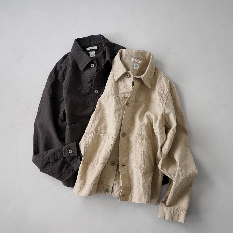 SEUVAS（ソウバス） リネンコットン トラッカージャケット 日本製 / メンズ ライト アウター | SEUVAS | 04