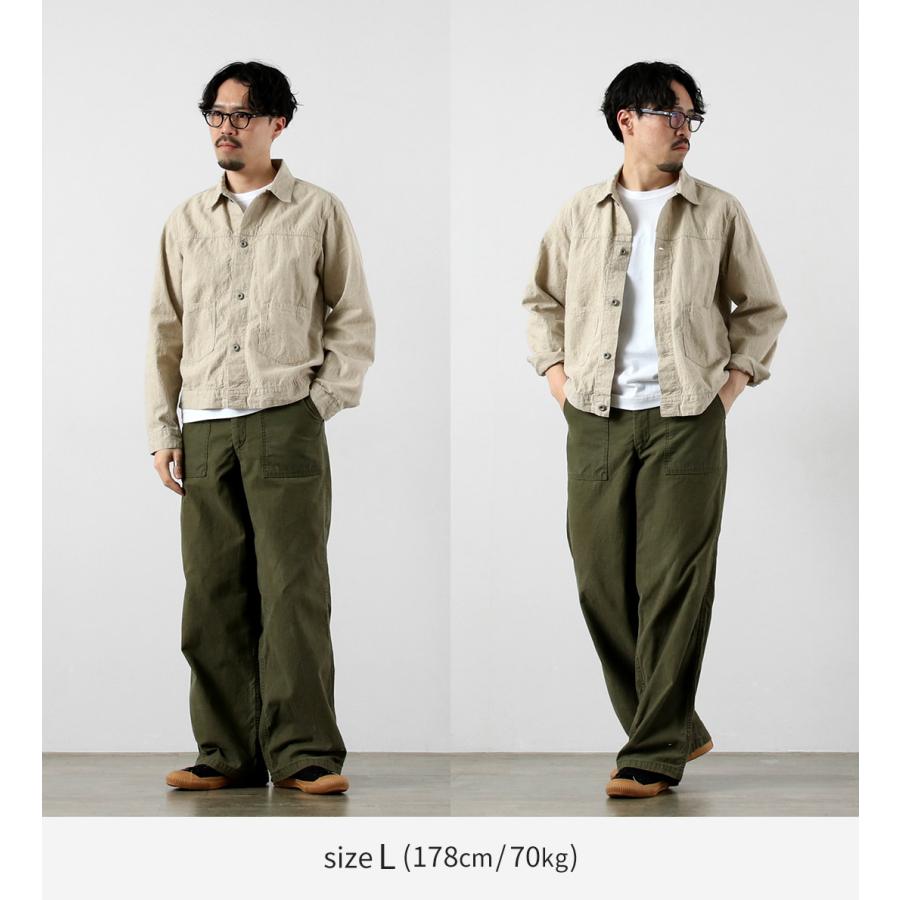 SEUVAS（ソウバス） リネンコットン トラッカージャケット 日本製 / メンズ ライト アウター | SEUVAS | 05