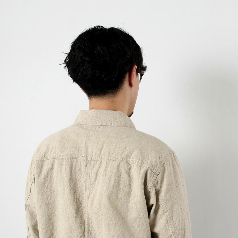 SEUVAS（ソウバス） リネンコットン トラッカージャケット 日本製 / メンズ ライト アウター | SEUVAS | 09