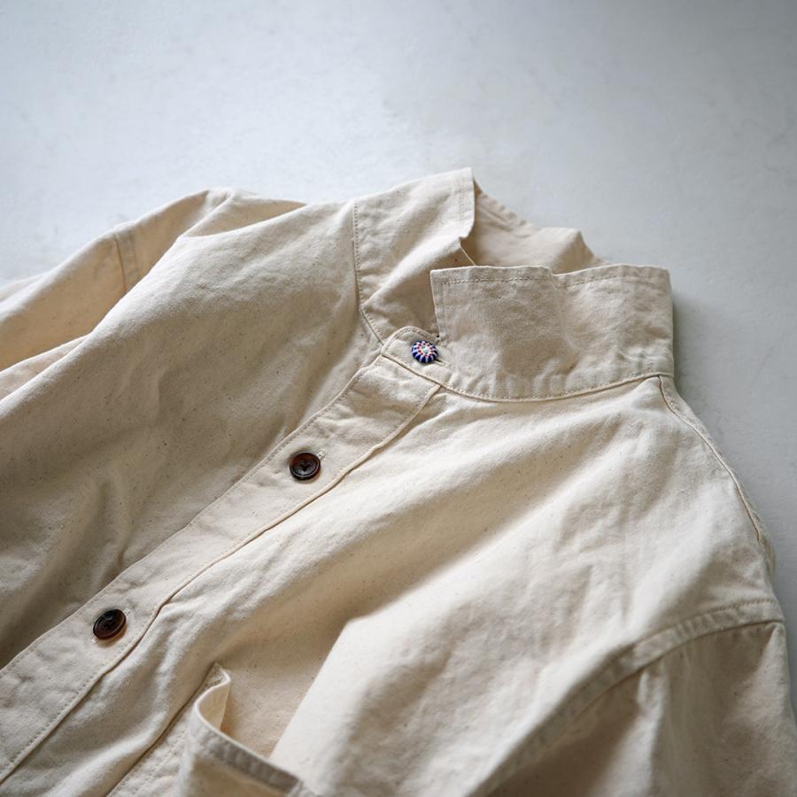SEUVAS（ソウバス） 8ozキャンバス ウイングカラー シャツジャケット 日本製 / メンズ ライト アウター | SEUVAS | 11
