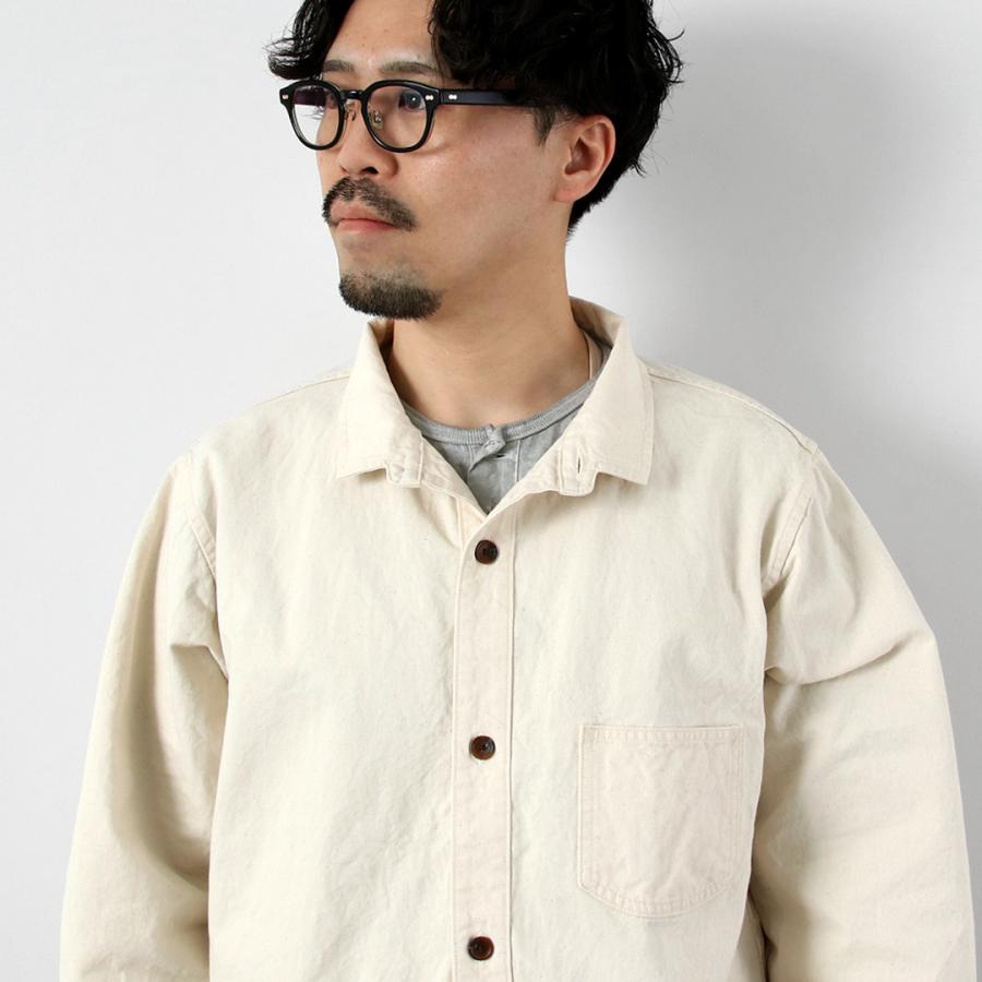 SEUVAS（ソウバス） 8ozキャンバス ウイングカラー シャツジャケット 日本製 / メンズ ライト アウター | SEUVAS | 05