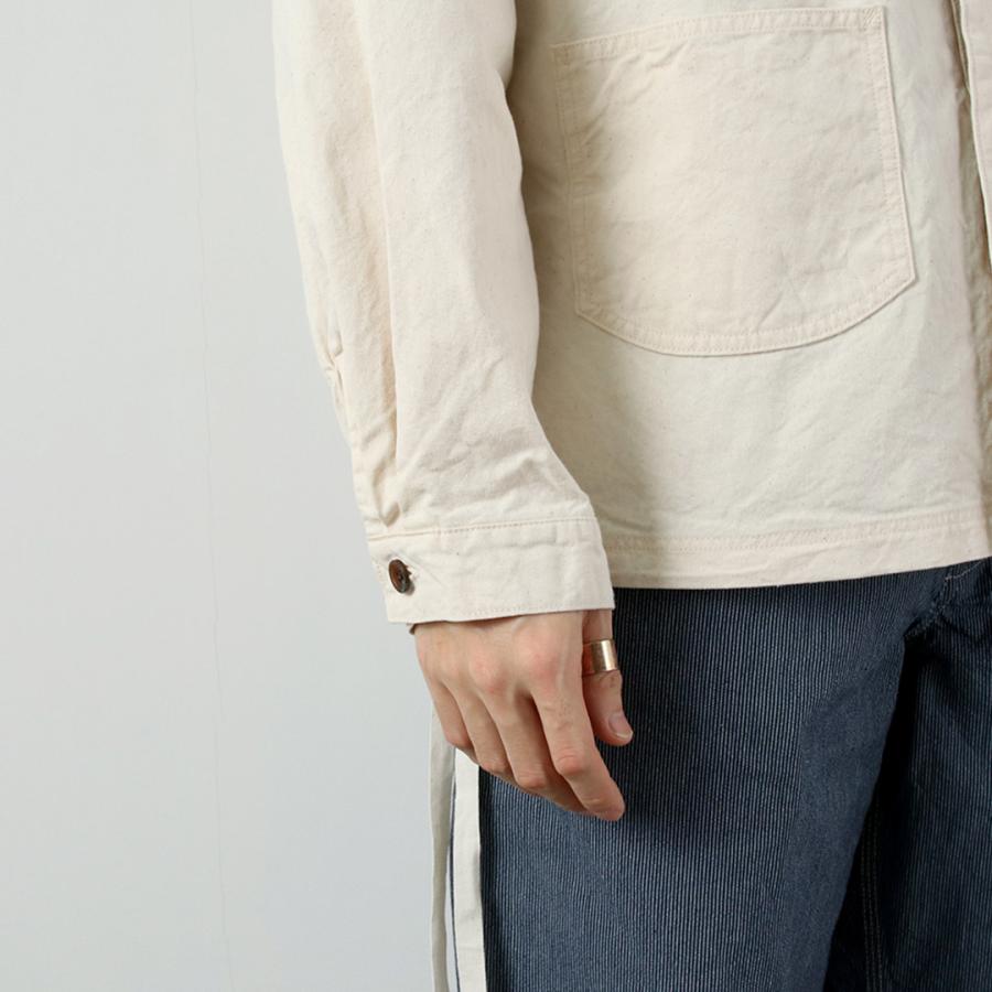 SEUVAS（ソウバス） 8ozキャンバス ウイングカラー シャツジャケット 日本製 / メンズ ライト アウター | SEUVAS | 08