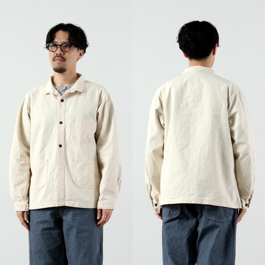 SEUVAS（ソウバス） 8ozキャンバス ウイングカラー シャツジャケット 日本製 / メンズ ライト アウター | SEUVAS | 10