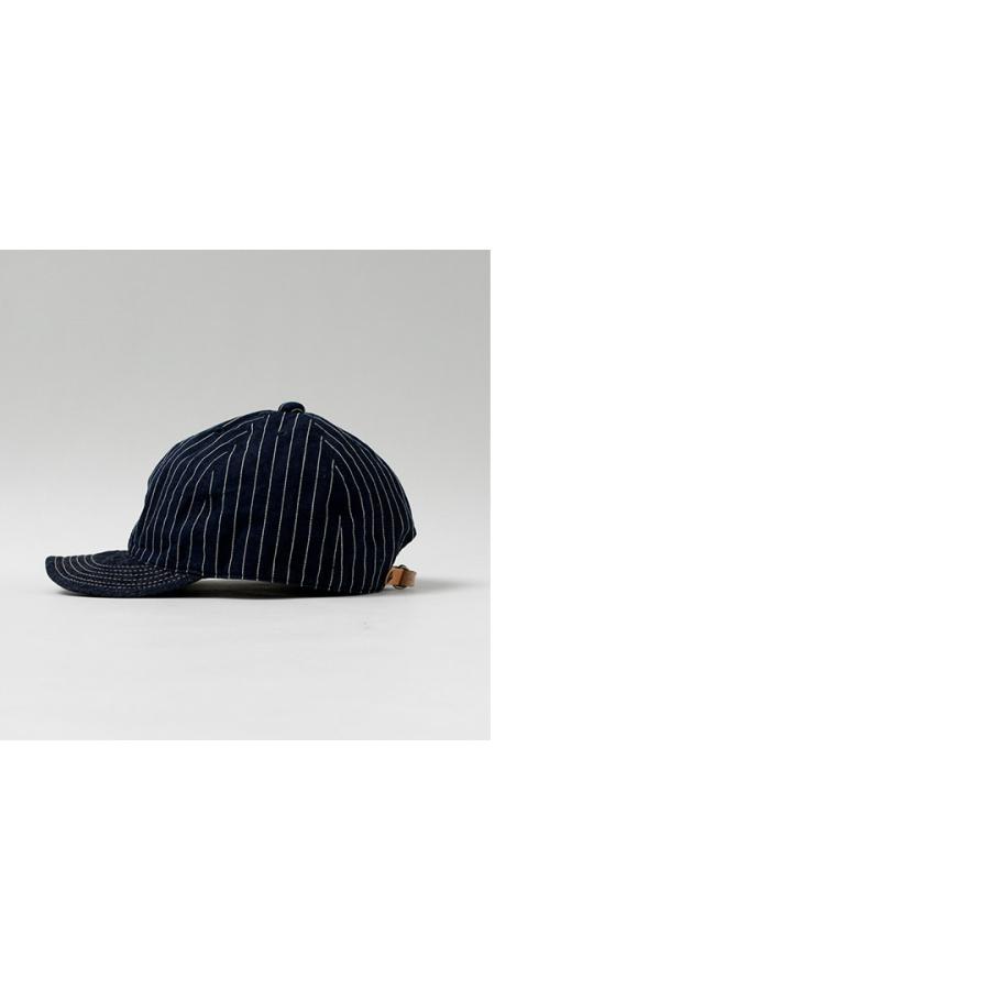 HIGHER（ハイアー） 9oz ヒッコリー×デニムキャップ 日本製 / メンズ 帽子 セルヴィッジデニム レザー | HIGHER（ファッション） | 15