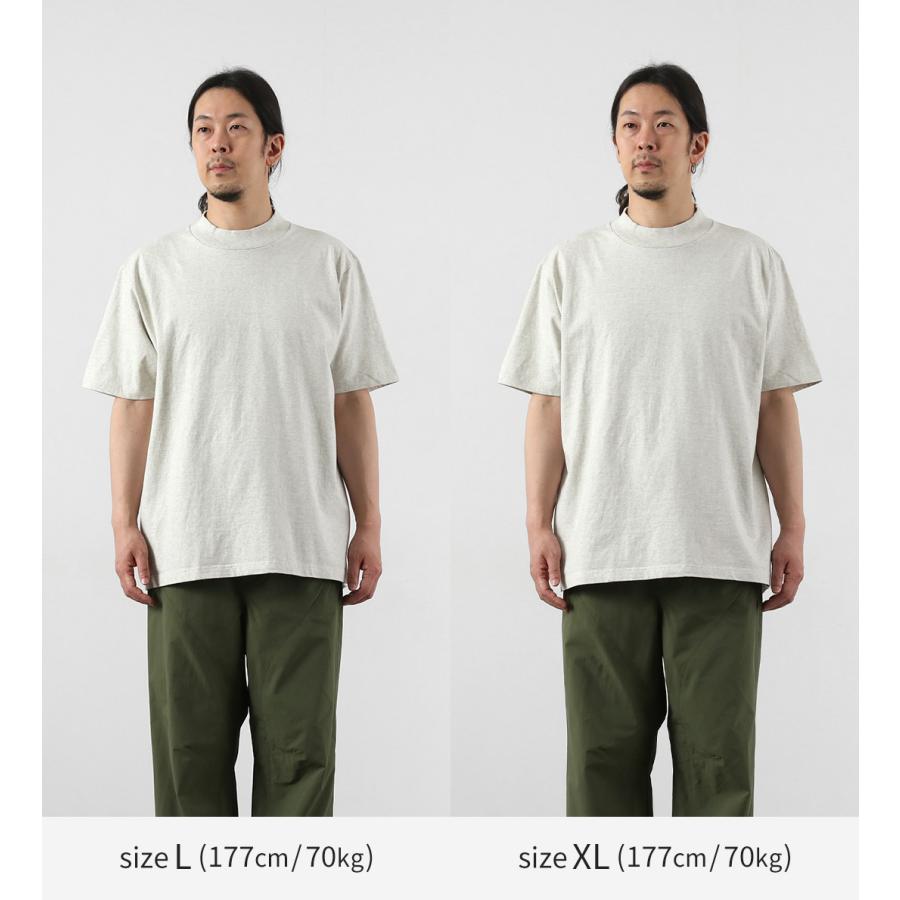 HEALTHKNIT（ヘルスニット） 別注 USコットン ユニバーサル モックネックTシャツ ショートスリーブ / 半袖 メンズ | Healthknit | 15