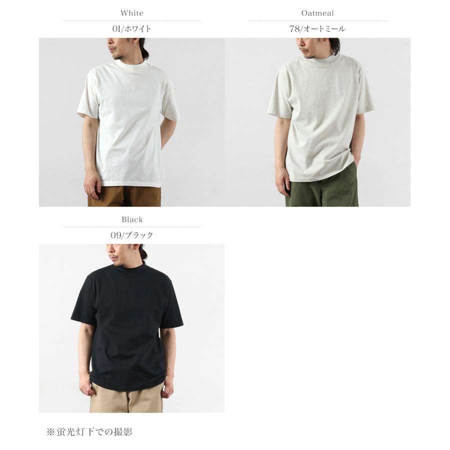 HEALTHKNIT（ヘルスニット） 別注 USコットン ユニバーサル モックネックTシャツ ショートスリーブ / 半袖 メンズ | Healthknit | 04