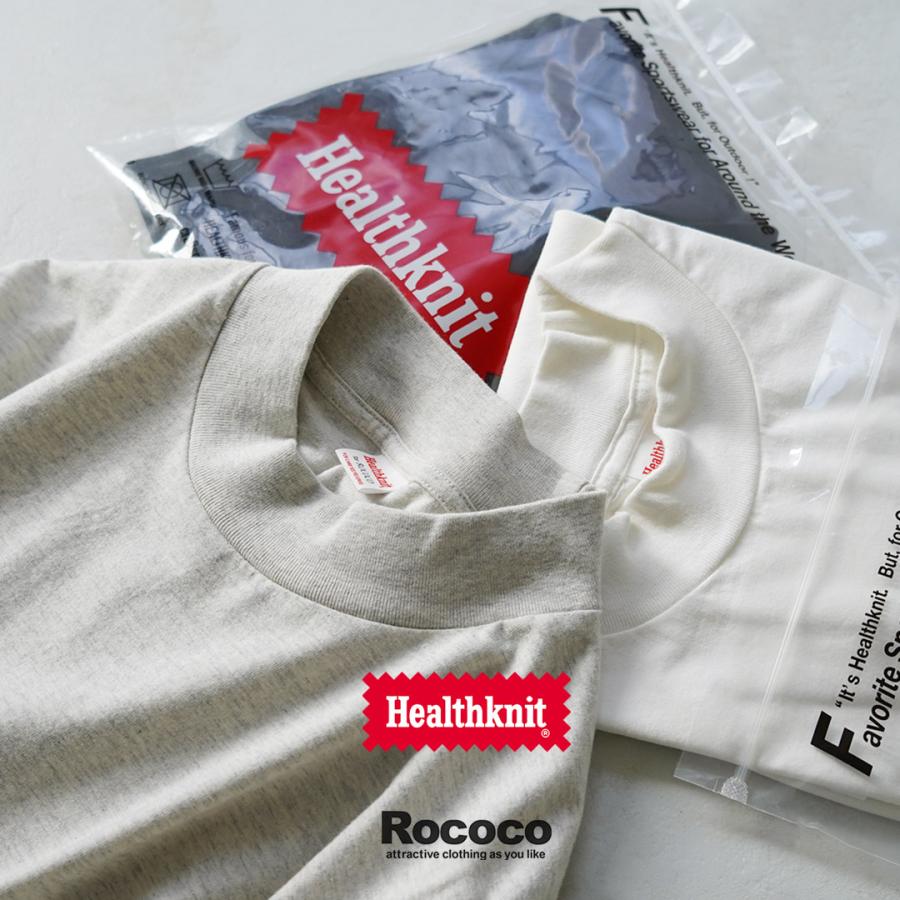 HEALTHKNIT（ヘルスニット） 別注 USコットン ユニバーサル モックネックTシャツ ショートスリーブ / 半袖 メンズ | Healthknit | 08