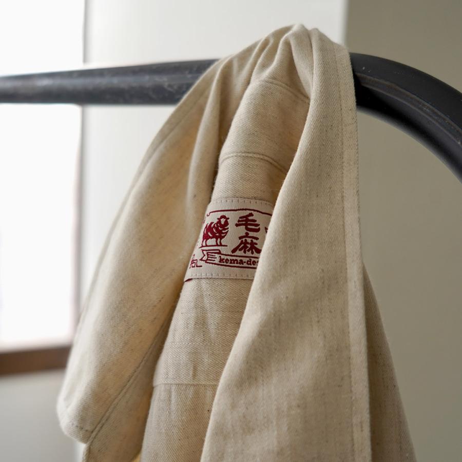 KEMA DESIGNS（ケマデザインズ） コットンリネン ファーマーシャツ / 長袖 メンズ 綿 麻 | kema designs | 09