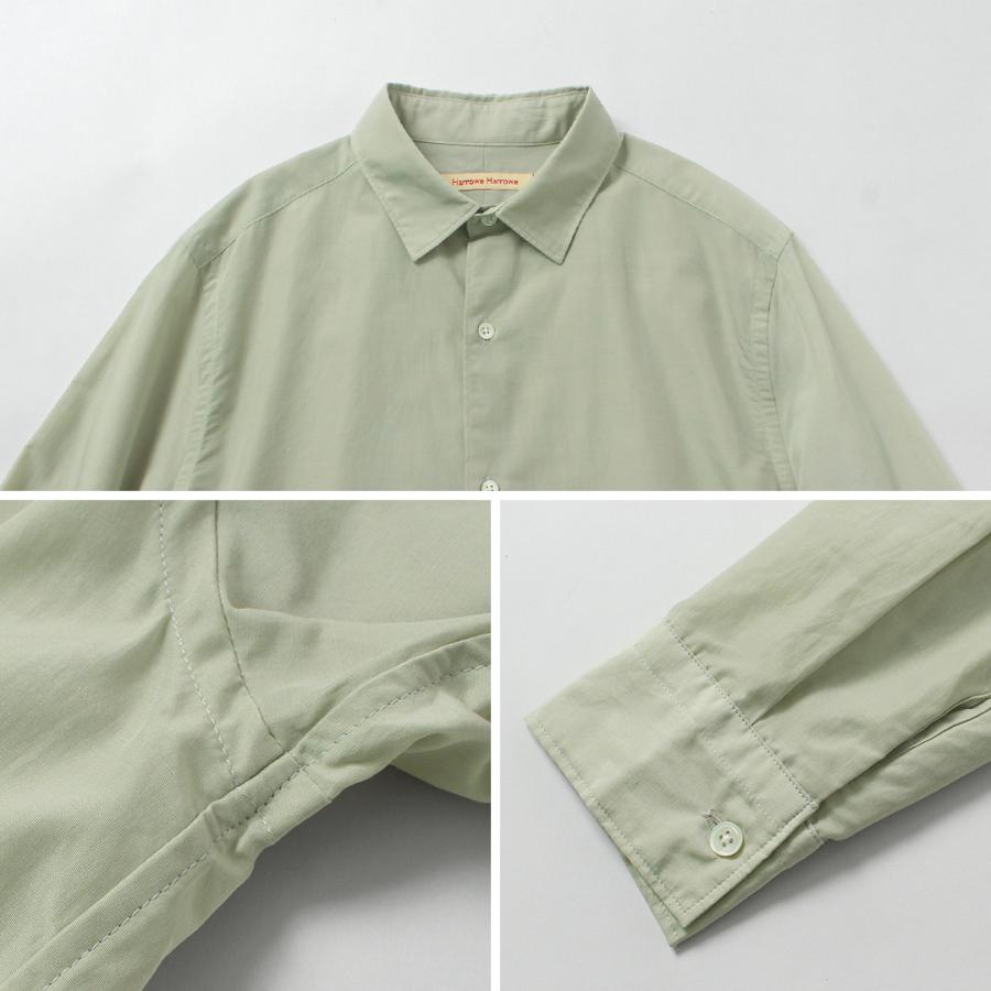 HARROWE HARROWE（ハロウハロウ） レギュラーカラーシャツ / メンズ 長袖 薄手 無地 日本製 | ROCOCO | 14