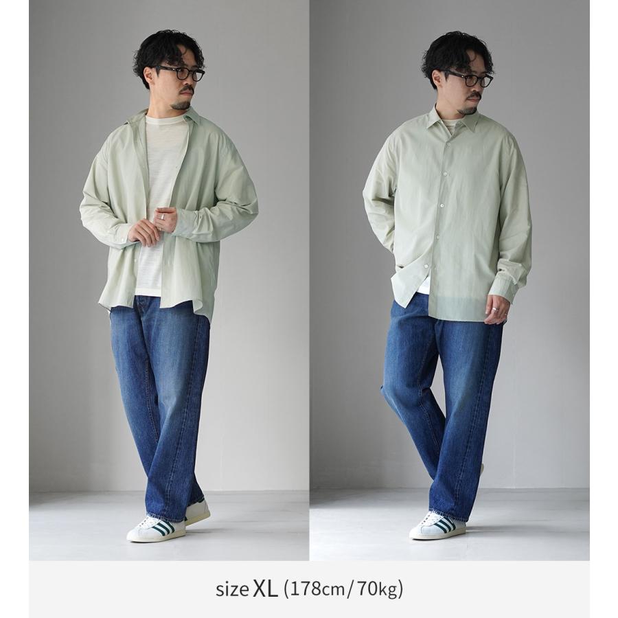 HARROWE HARROWE（ハロウハロウ） レギュラーカラーシャツ / メンズ 長袖 薄手 無地 日本製 | ROCOCO | 05