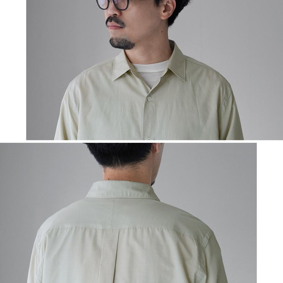HARROWE HARROWE（ハロウハロウ） レギュラーカラーシャツ / メンズ 長袖 薄手 無地 日本製 | ROCOCO | 10