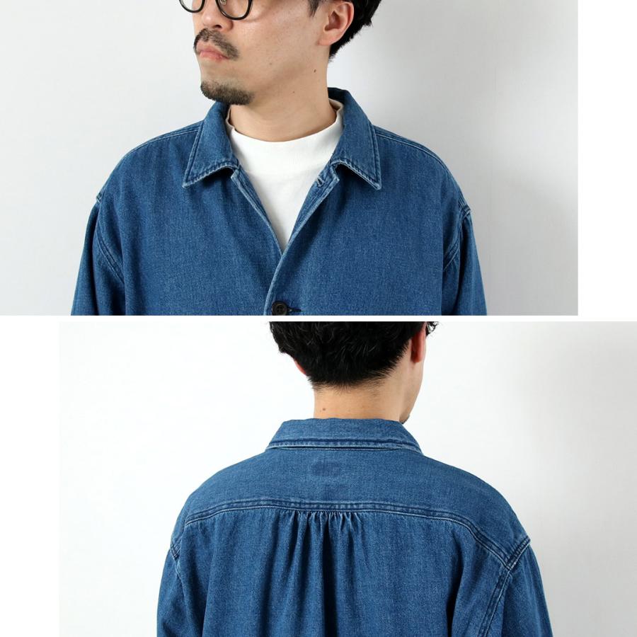 GOHEMP（ゴーヘンプ） 別注 9oz コットンヘンプデニム オーバー シャツコート GOHEMP×KEMA DESIGNS / メンズ ライトアウター | GOHEMP | 12