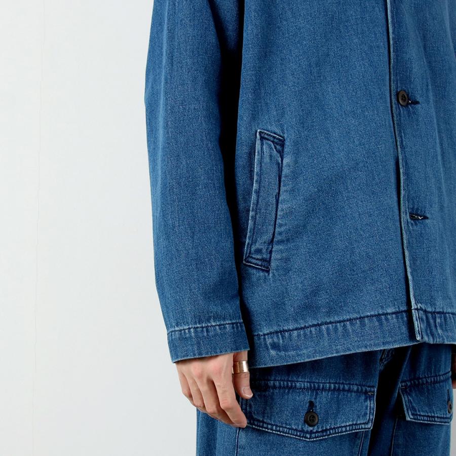 GOHEMP（ゴーヘンプ） 別注 9oz コットンヘンプデニム オーバー シャツコート GOHEMP×KEMA DESIGNS / メンズ ライトアウター | GOHEMP | 13
