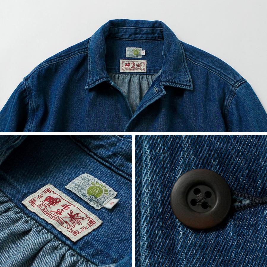 GOHEMP（ゴーヘンプ） 別注 9oz コットンヘンプデニム オーバー シャツコート GOHEMP×KEMA DESIGNS / メンズ ライトアウター | GOHEMP | 17