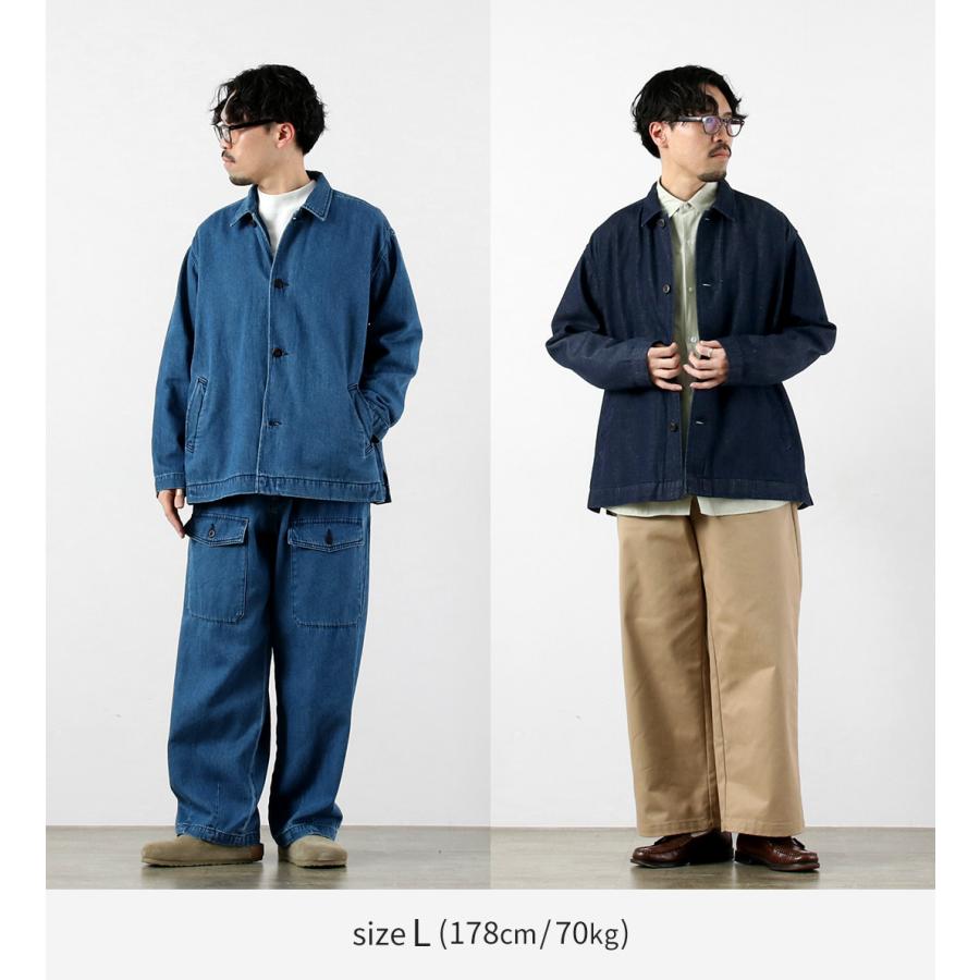 GOHEMP（ゴーヘンプ） 別注 9oz コットンヘンプデニム オーバー シャツコート GOHEMP×KEMA DESIGNS / メンズ ライトアウター | GOHEMP | 05