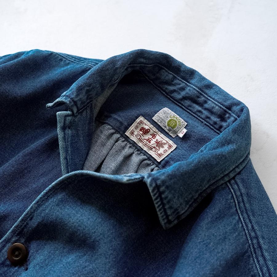 GOHEMP（ゴーヘンプ） 別注 9oz コットンヘンプデニム オーバー シャツコート GOHEMP×KEMA DESIGNS / メンズ ライトアウター | GOHEMP | 07