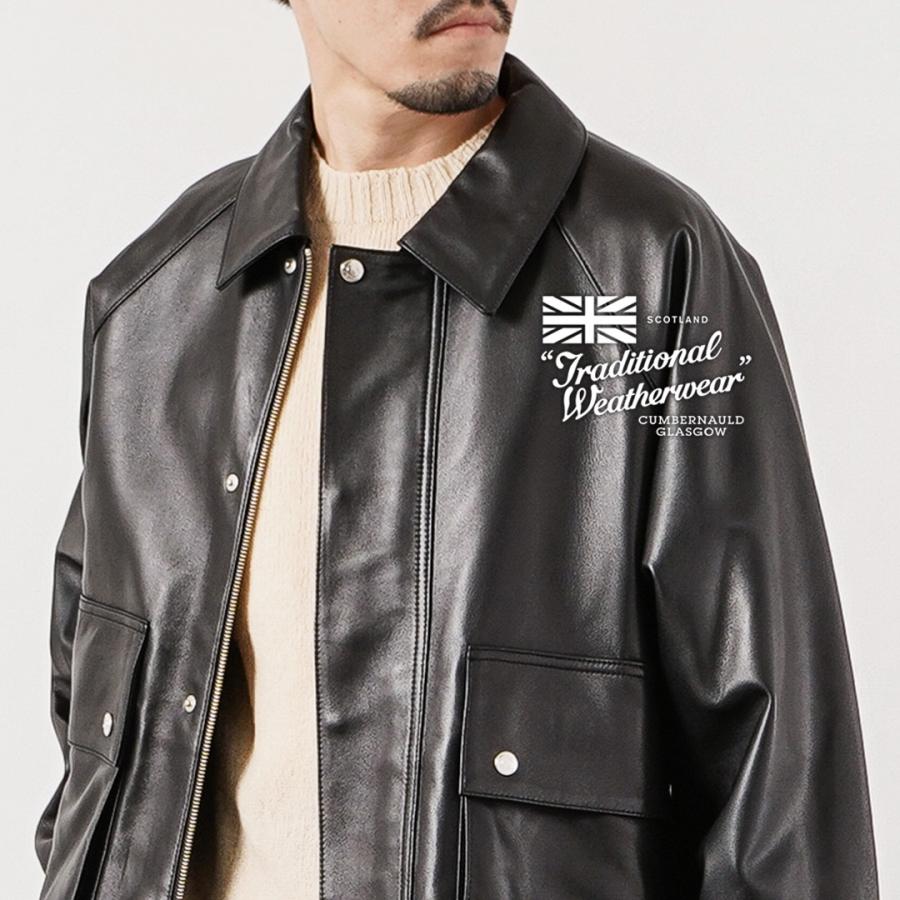 TRADITIONAL WEATHERWEAR（トラディショナル ウェザーウェア） エルトン レザー フィールドジャケット / メンズ コート 本革 | Traditional Weatherwear | 04
