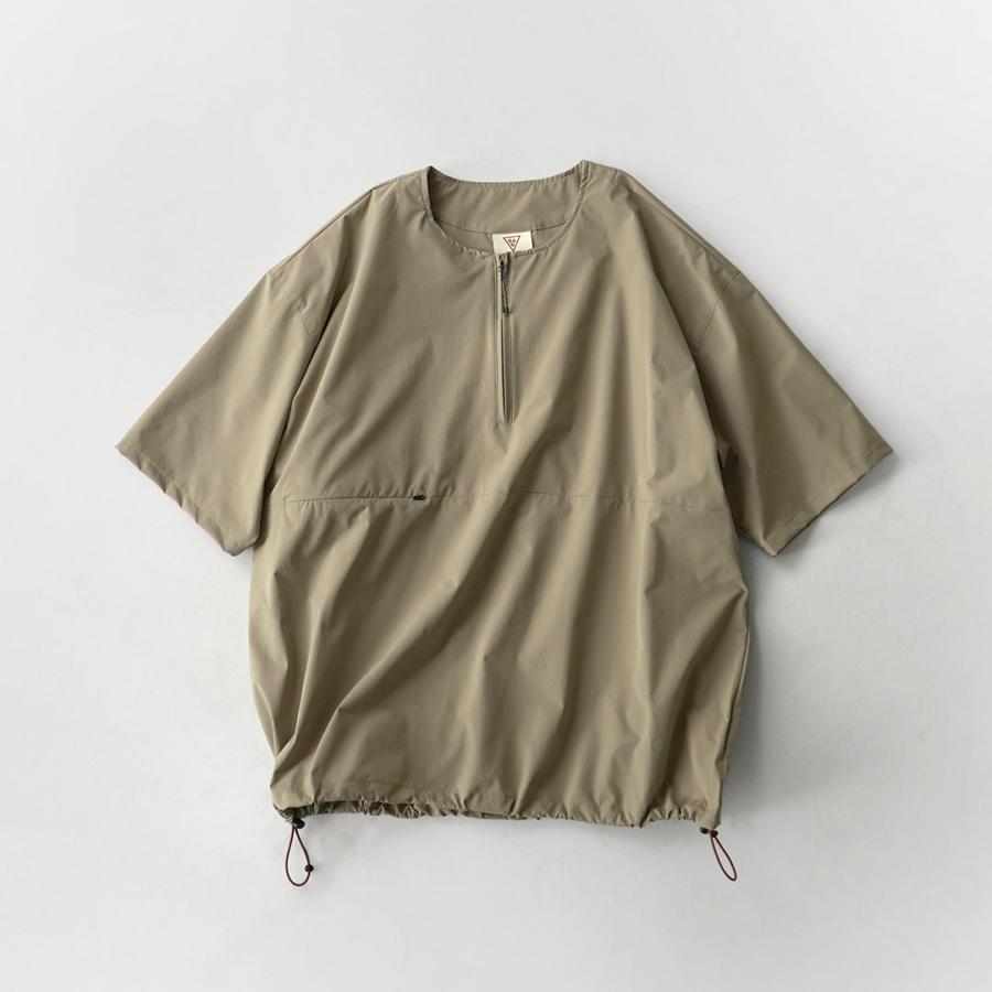 RAG（ラグ） ハーフジップ ショートスリーブ プルオーバー Tシャツ 日本製 / メンズ 透湿 撥水 速乾 軽量 ストレッチ | RAG | 04