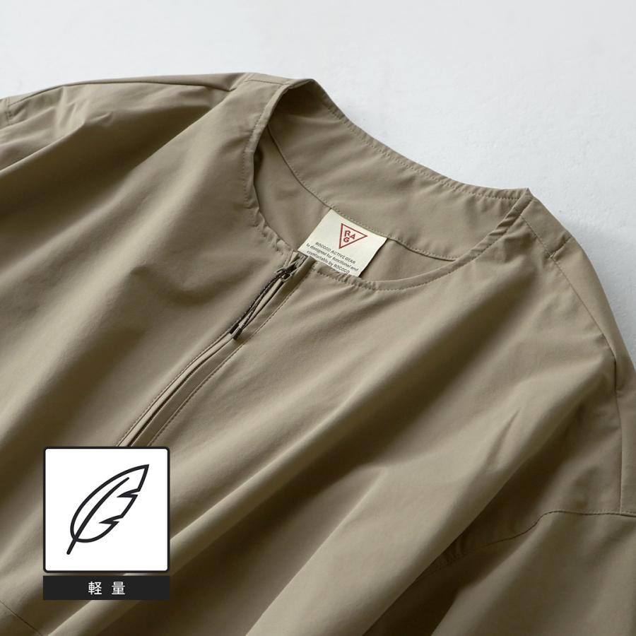 RAG（ラグ） ハーフジップ ショートスリーブ プルオーバー Tシャツ 日本製 / メンズ 透湿 撥水 速乾 軽量 ストレッチ | RAG | 09