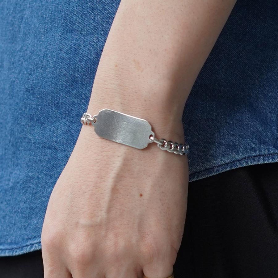 BUTTON WORKS（ボタンワークス） 別注 ミリタリー IDブレスレット 日本製 / メンズ シルバー アクセサリー | Button Works | 04