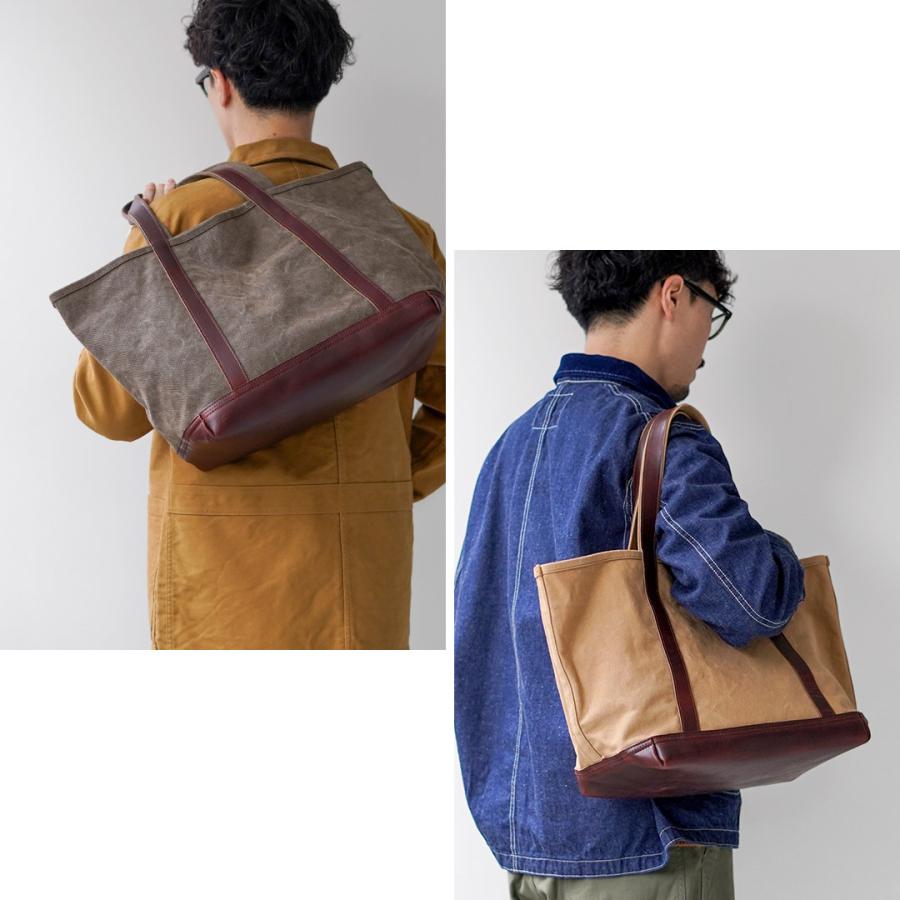 ARTS＆CRAFTS（アーツアンドクラフツ） エイジングキャンバス ベーシックトート バッグ 日本製 / メンズ 大容量 旅行 | ARTS & CRAFTS | 13